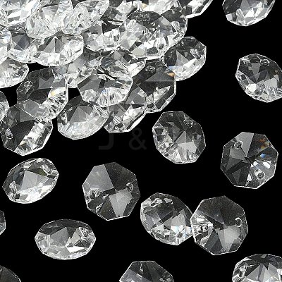 Transparent K9 Glass Connector Charms LS-GLAA-YW0001-100-1