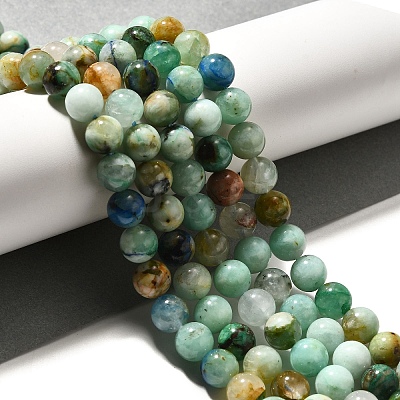 Natural Chrysocolla Beads Strands G-F784-A01-01-1