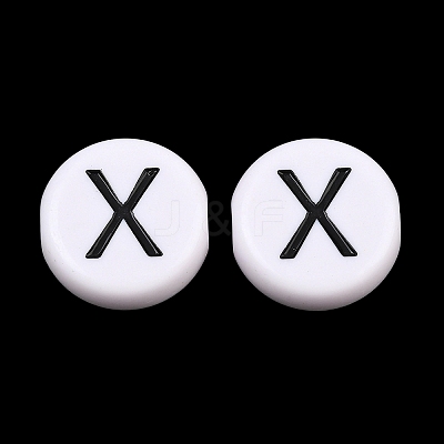 Opaque Acrylic European Beads AC-CBA3BDD-01X-1