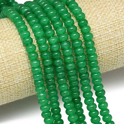 Natural Malaysia Jade Beads Strands G-B165-G01-4x6mm-05-1