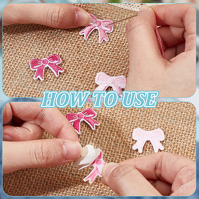 18Pcs 3 Colors Computerized Embroidery Cloth Iron on/Sew on Patches DIY-DR0001-96-1