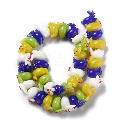 Handmade Lampwork Beads LAMP-F020-14-1