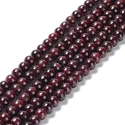 Natural Garnet Bead Strands G-A038-B-01-1