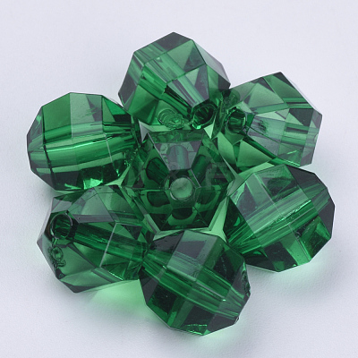 Transparent Acrylic Beads TACR-Q256-10mm-V17-1