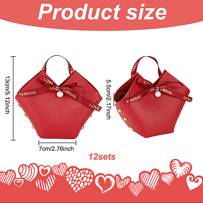 PU Leather Candy Gift Handbags ABAG-WH0032-60C-1