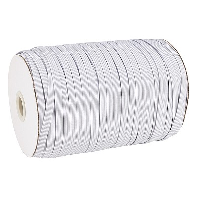 1/8 inch Flat Braided Elastic Rope Cord EC-R030-4mm-01-1