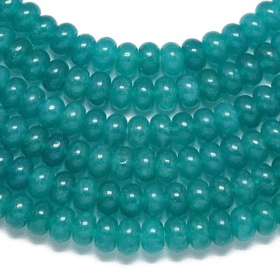 Natural Malaysia Jade Beads Strands G-B165-G01-5x8mm-14-1