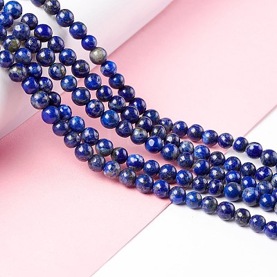 Natural Lapis Lazuli Beads Strands X-G-F561-5mm-G-1