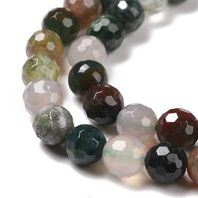 Natural Indian Agate Beads Strands G-E571-24A-1