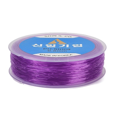 Korean Round Crystal Elastic Stretch Thread EW-Z002-01B-0.8mm-1