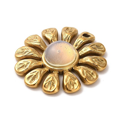 Opalite Flower Pendants STAS-R009-05G-03-1