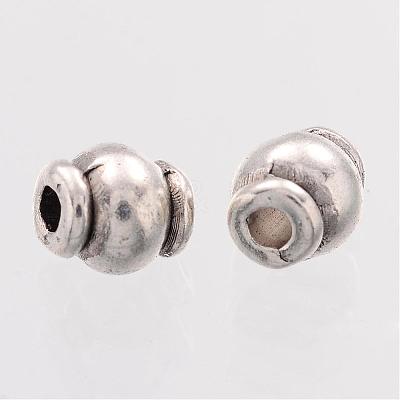 Barrel Tibetan Silver Spacer Beads AB608-1