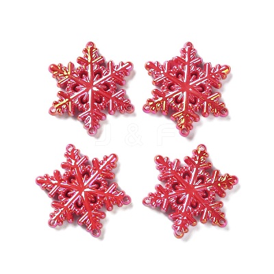 Opaque UV Plating Iridescent Acrylic Chandelier Component Links PACR-D288-10-1