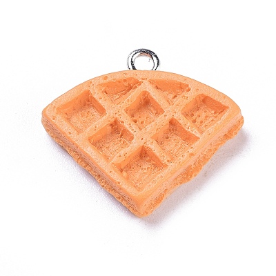 Bread Theme Resin Pendants RESI-K009-13P-1