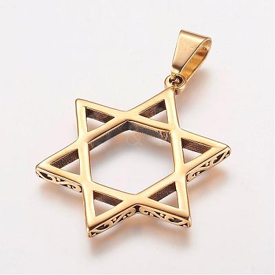 304 Stainless Steel Pendants STAS-P137-16G-1