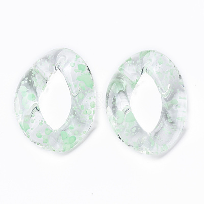 Transparent Acrylic Linking Rings OACR-N009-014A-15-1
