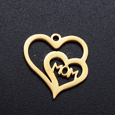 201 Stainless Steel Charms STAS-T046-JN252-2-1