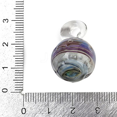 Handmade Lampwork Pendants LAMP-Q005-07B-1