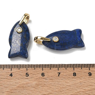 Dyed Natural Lapis Lazuli Pendants G-A297-01G-19-1