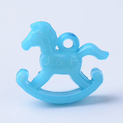 Opaque Acrylic Pendants X-SACR-S202-13-1
