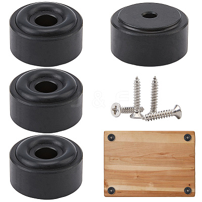 4Pcs Aluminum Furniture Pads FIND-CP0003-81EB-1