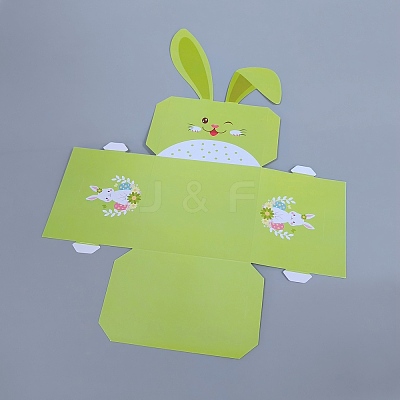 12Pcs 4 Colors Square Paper Storage Gift Boxes with Handle CON-WH0095-53-1