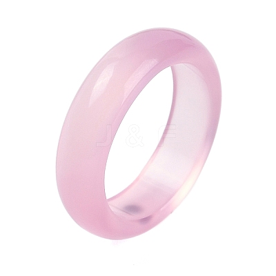 Dyed & Heated Natural Agate Finger Rings for Women RJEW-Z075-02E-1