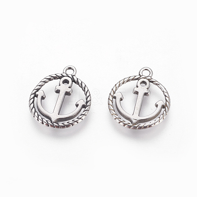 304 Stainless Steel Pendants STAS-P217-01AS-1