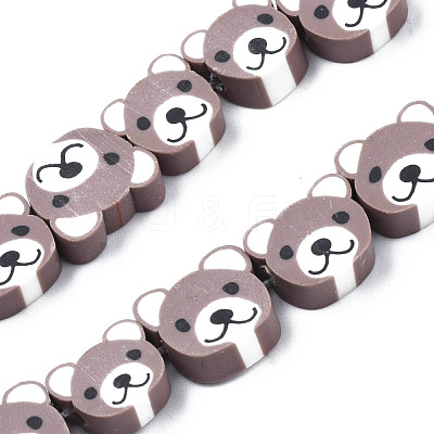 Handmade Polymer Clay Bead Strands CLAY-S096-004-01B-1