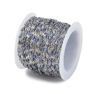 Brass Dapped Chains AJEW-Q153-02P-02-1