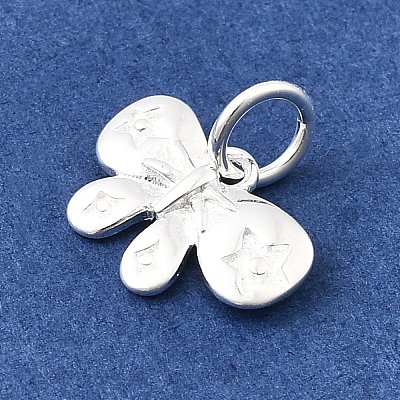 925 Sterling Silver Bowknot Charms STER-A048-20S-1