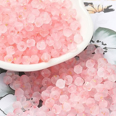 Frosted Glass Beads FGLA-D300-01F-1
