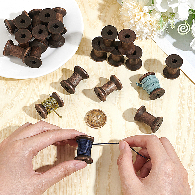 Wooden Empty Spools for Wire TOOL-WH0125-54C-01-1