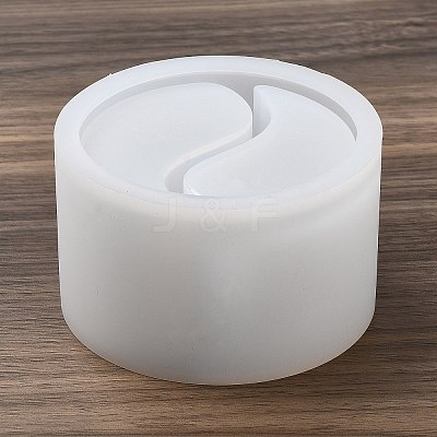 Taichi Yin Yang DIY Candle Cups Silicone Molds DIY-G098-03-1