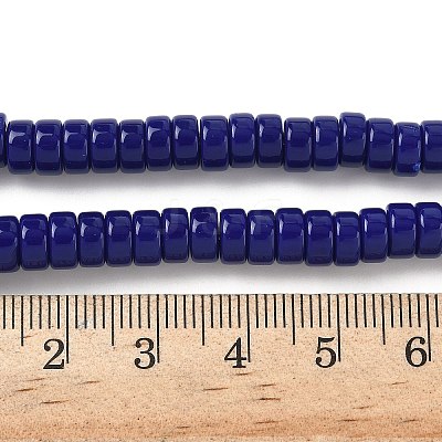 Opaque Glass Beads Strands GLAA-I060-01B-1