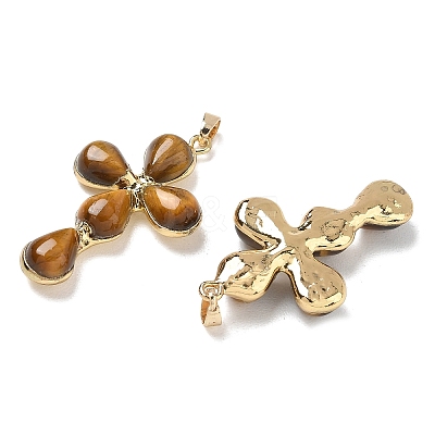 Natural Tiger Eye Pendants GG-CBA9F30-02G-19-1