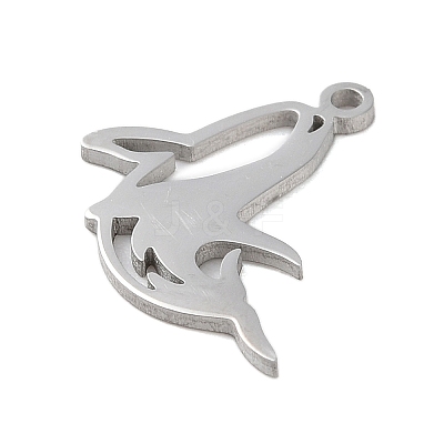 Non-Tarnish 304 Stainless Steel Charms STAS-S138-01P-01-1