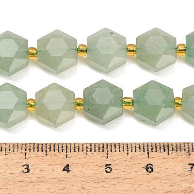 Natural Green Aventurine Beads Strands GG-CBA4A3B-B18-1