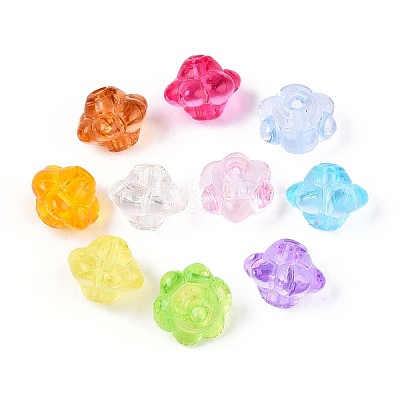 Transparent Acrylic Beads X-TACR-T030-08M-1