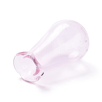 Miniature Glass Vase Ornaments AJEW-Z006-01D-1
