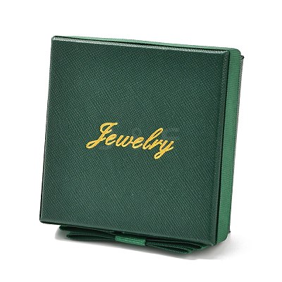 Square & Word Jewelry Cardboard Jewelry Boxes CBOX-C015-01C-02-1
