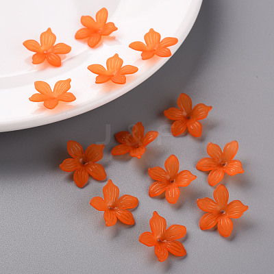 Frosted Acrylic Bead Caps MACR-S371-05A-726-1