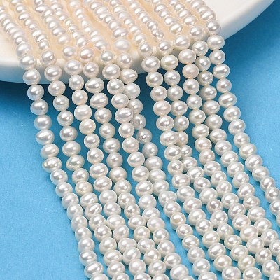 Natural Cultured Freshwater Pearl Beads Strands PA-CBABE82-05-1