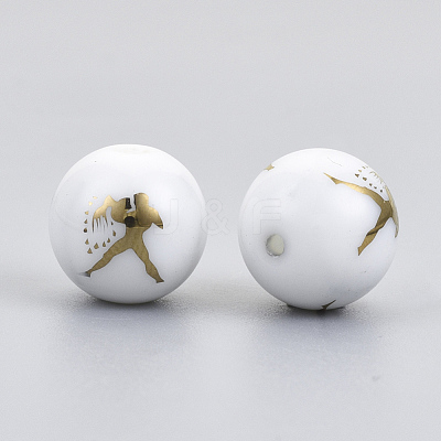 Electroplate Glass Beads EGLA-S178-11L-02-1