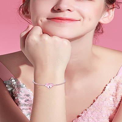 1Pc Alloy Rhinetsone Open Cuff Bangles for Women BJEW-LP0003-45B-1