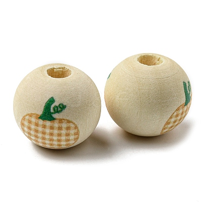 Autumn Wood European Beads WOOD-H105-04C-01-1