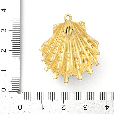 Ocean Theme 304 Stainless Steel Enamel Pendants STAS-Q352-03G-D-1
