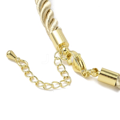 5MM Nylon Twisted Cord Necklace Making FIND-G096-01G-1