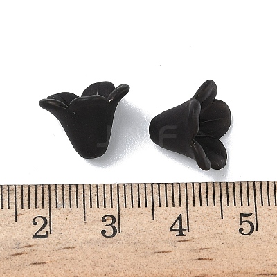 Frosted Flower Acrylic Beads FACR-5332-12A-1
