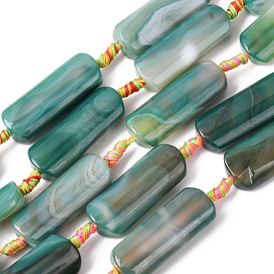 Natural Agate Beads Strands G-H342-B03-01-1